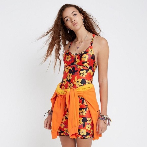 Urban Outfitters Tail Whip Printed Bodycon Dress - Picture 2 of 8